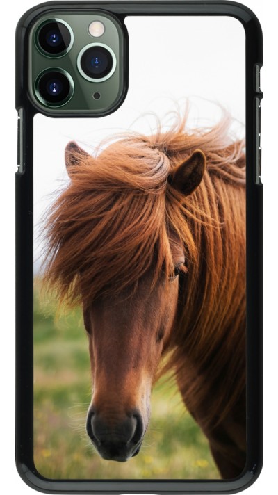 Coque iPhone 11 Pro Max - Autumn 22 horse in the wind