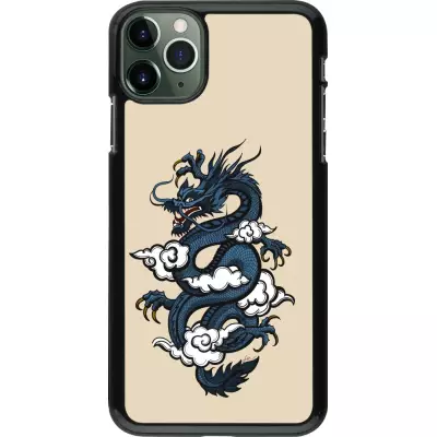 iPhone 11 Pro Max Case Hülle - Blue Dragon Tattoo