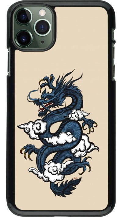 iPhone 11 Pro Max Case Hülle - Blue Dragon Tattoo