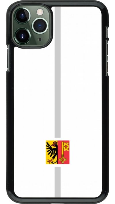 Coque iPhone 11 Pro Max - Canton GE blanc
