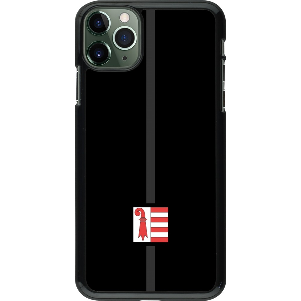 Coque iPhone 11 Pro Max - Canton JU noir