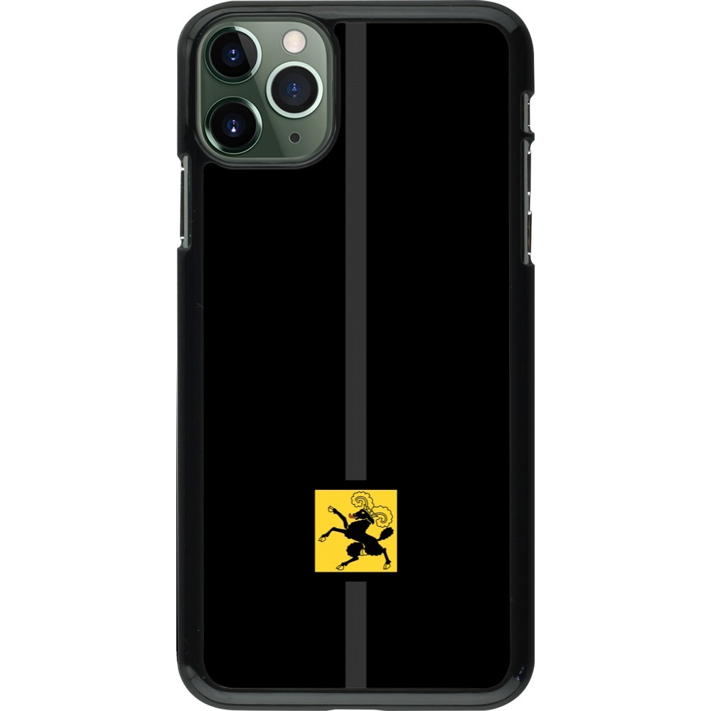 iPhone 11 Pro Max Case Hülle - Kanton SH schwarz