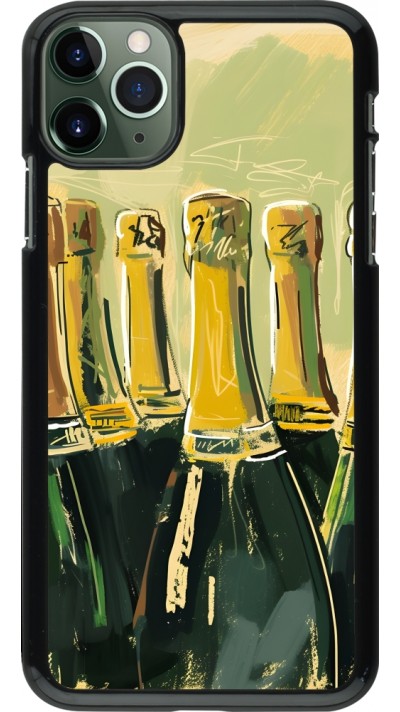 Coque iPhone 11 Pro Max - Champagne peinture
