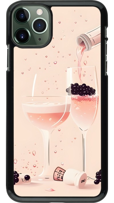 Coque iPhone 11 Pro Max - Champagne Pouring Pink