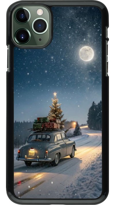 Coque iPhone 11 Pro Max - Christmas 25 Car with Tree Xmas