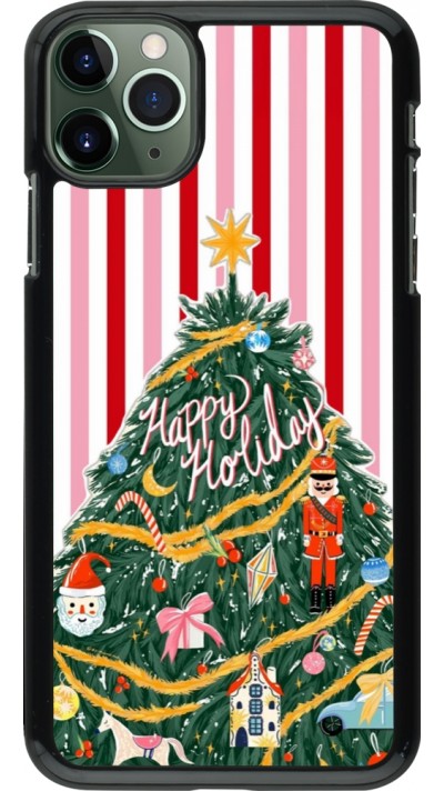 Coque iPhone 11 Pro Max - Christmas 25 Happy Holiday