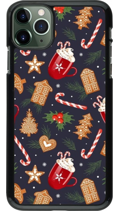 Coque iPhone 11 Pro Max - Christmas 25 Pattern Gingerbread House