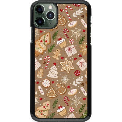iPhone 11 Pro Max Case Hülle - Christmas 25 Pattern Ginger Cookie