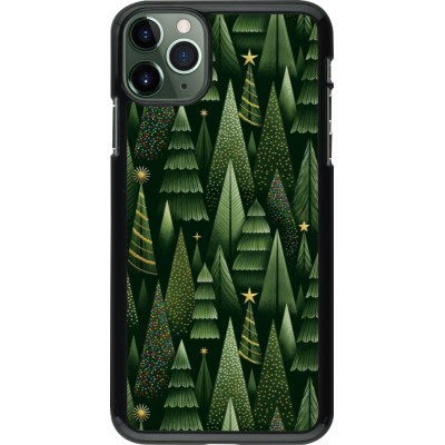 iPhone 11 Pro Max Case Hülle - Christmas 25 Pattern Xmas Tree