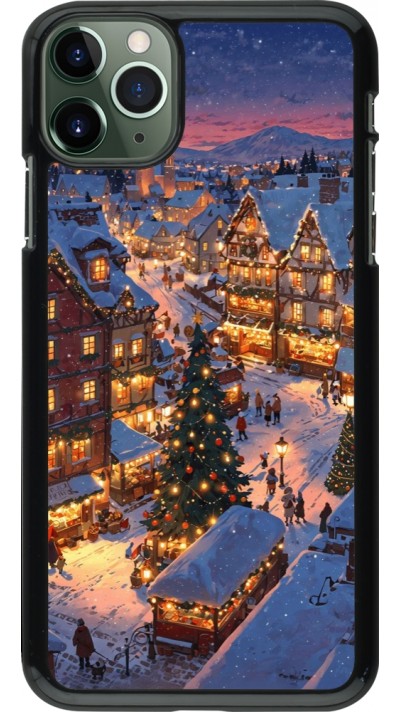 Coque iPhone 11 Pro Max - Christmas 25 Xmas Village