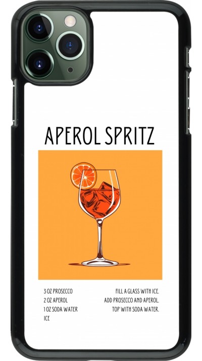 iPhone 11 Pro Max Case Hülle - Cocktail Rezept Aperol Spritz