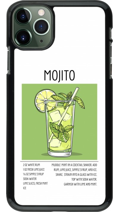 iPhone 11 Pro Max Case Hülle - Cocktail Rezept Mojito