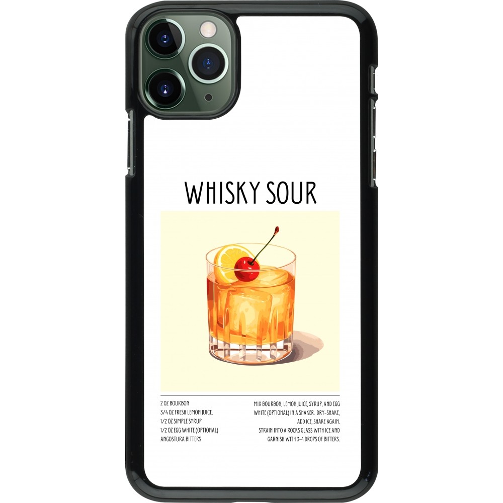 Coque iPhone 11 Pro Max - Cocktail recette Whisky Sour