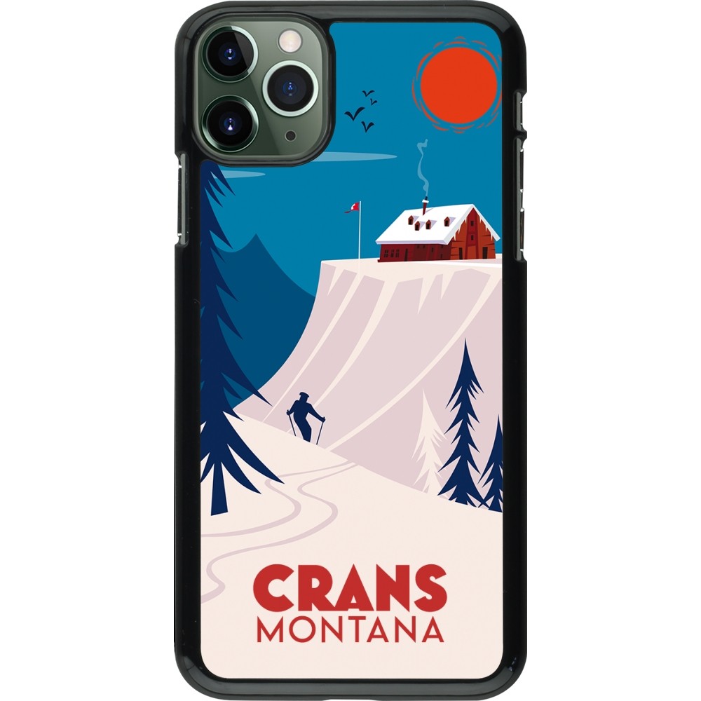 iPhone 11 Pro Max Case Hülle - Crans-Montana Cabane