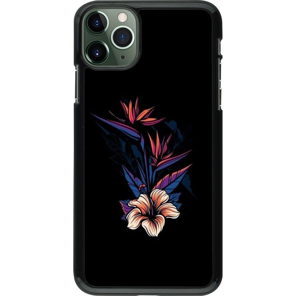 Coque iPhone 11 Pro Max - Dark Flowers