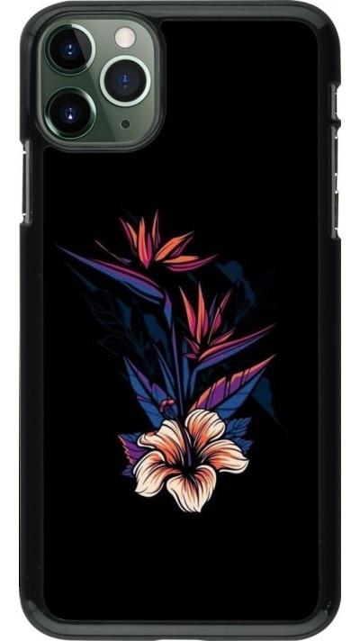 Hülle iPhone 11 Pro Max - Dark Flowers