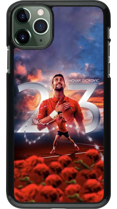 Coque iPhone 11 Pro Max - Djokovic 23 Grand Slam