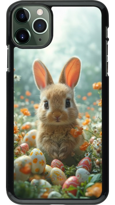 Coque iPhone 11 Pro Max - Easter 2026 Rabbit in the garden