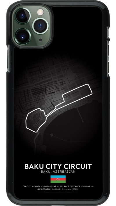 Coque iPhone 11 Pro Max - F1 Track 2025 Azerbaijan