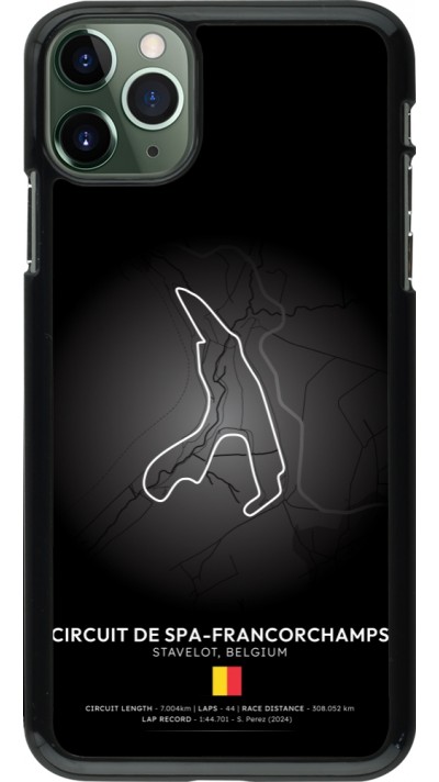 Coque iPhone 11 Pro Max - F1 Track 2025 Belgium