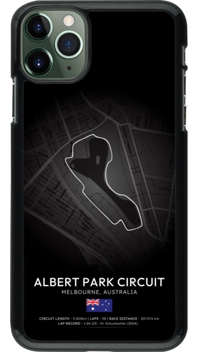 Coque iPhone 11 Pro Max - F1 Track 2025 Melbourne