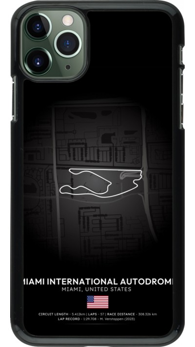 Coque iPhone 11 Pro Max - F1 Track 2025 Miami