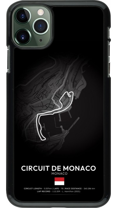 Coque iPhone 11 Pro Max - F1 Track 2025 Monaco