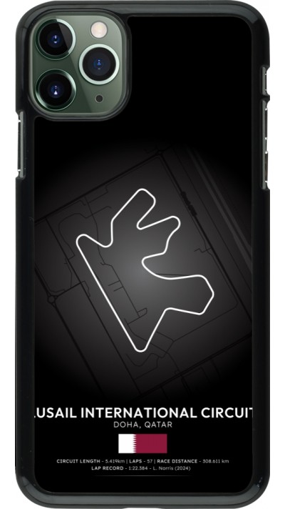 Coque iPhone 11 Pro Max - F1 Track 2025 Qatar