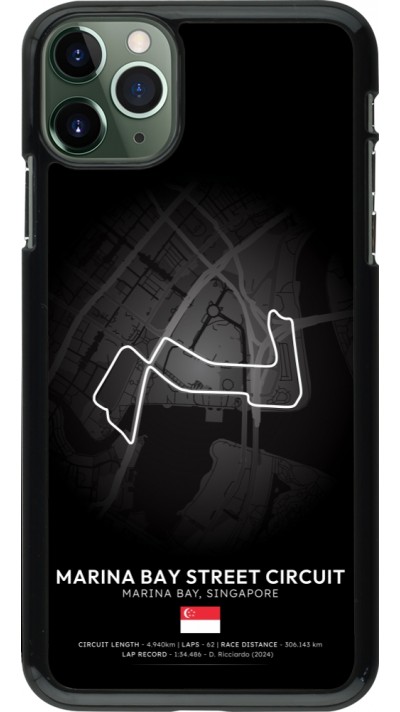 Coque iPhone 11 Pro Max - F1 Track 2025 Singapore