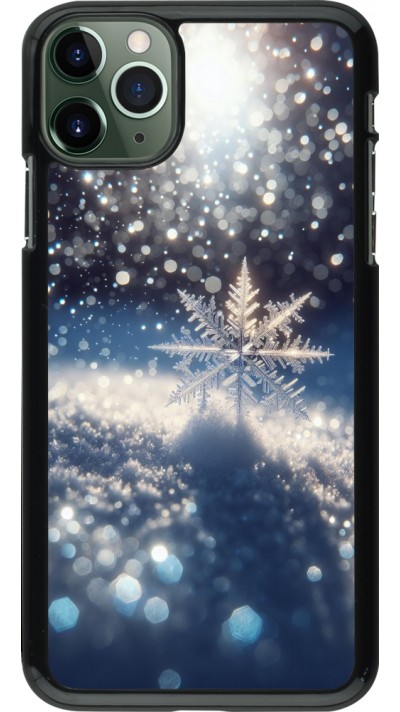 iPhone 11 Pro Max Case Hülle - Schneeflocke Solar Glanz