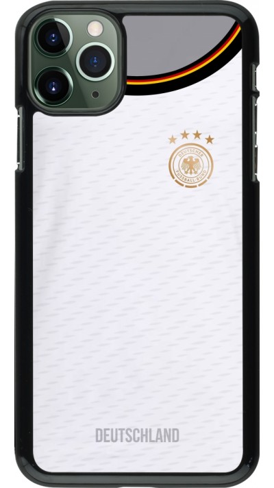 Coque iPhone 11 Pro Max - Maillot de football Allemagne 2022 personnalisable