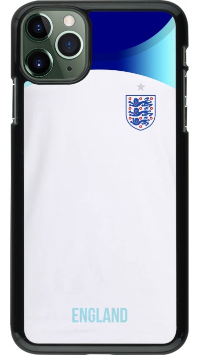 Coque iPhone 11 Pro Max - Maillot de football Angleterre 2022 personnalisable