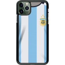 Coque iPhone 11 Pro Max - Maillot de football Argentine 2022 personnalisable