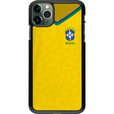 Coque iPhone 11 Pro Max - Maillot de football Brésil 2022 personnalisable