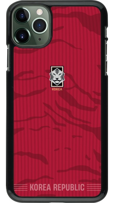 iPhone 11 Pro Max Case Hülle - Südkorea 2026 personalisierbares Fussballtrikot