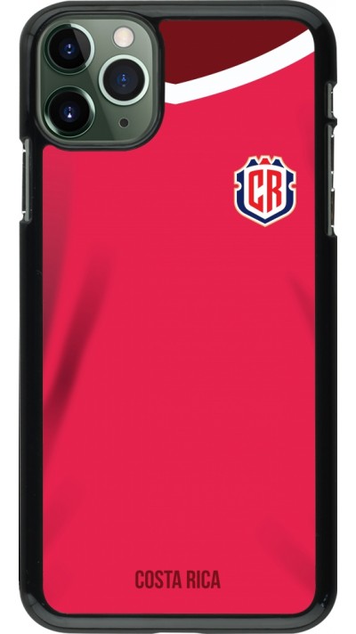 iPhone 11 Pro Max Case Hülle - Costa Rica 2022 personalisierbares Fussballtrikot