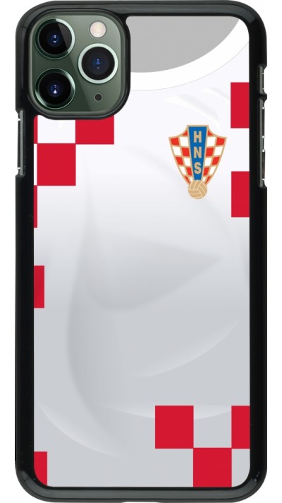 iPhone 11 Pro Max Case Hülle - Kroatien 2022 personalisierbares Fussballtrikot
