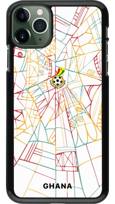 iPhone 11 Pro Max Case Hülle - Ghana 2026 personalisierbares Fussballtrikot
