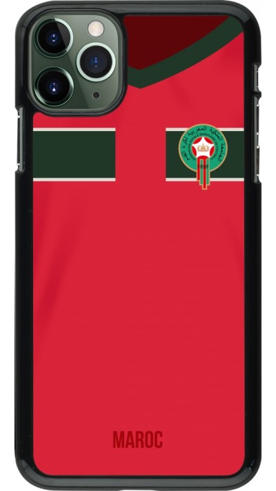 iPhone 11 Pro Max Case Hülle - Marokko 2022 personalisierbares Fussballtrikot