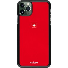 iPhone 11 Pro Max Case Hülle - Schweiz 2026 personalisierbares Fussballtrikot