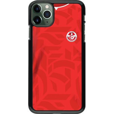 Coque iPhone 11 Pro Max - Maillot de football Tunisie 2022 personnalisable
