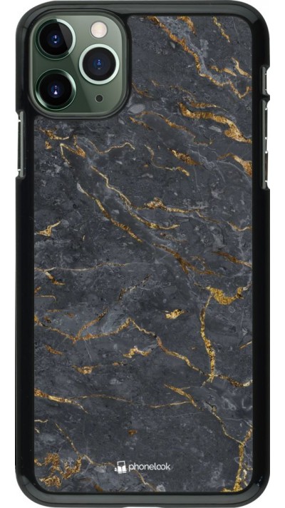 Coque iPhone 11 Pro Max - Grey Gold Marble