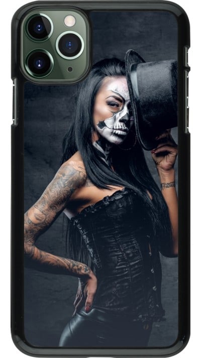 Coque iPhone 11 Pro Max - Halloween 22 Tattooed Girl