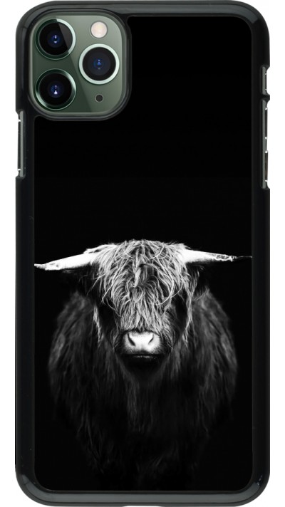 Coque iPhone 11 Pro Max - Highland calf black