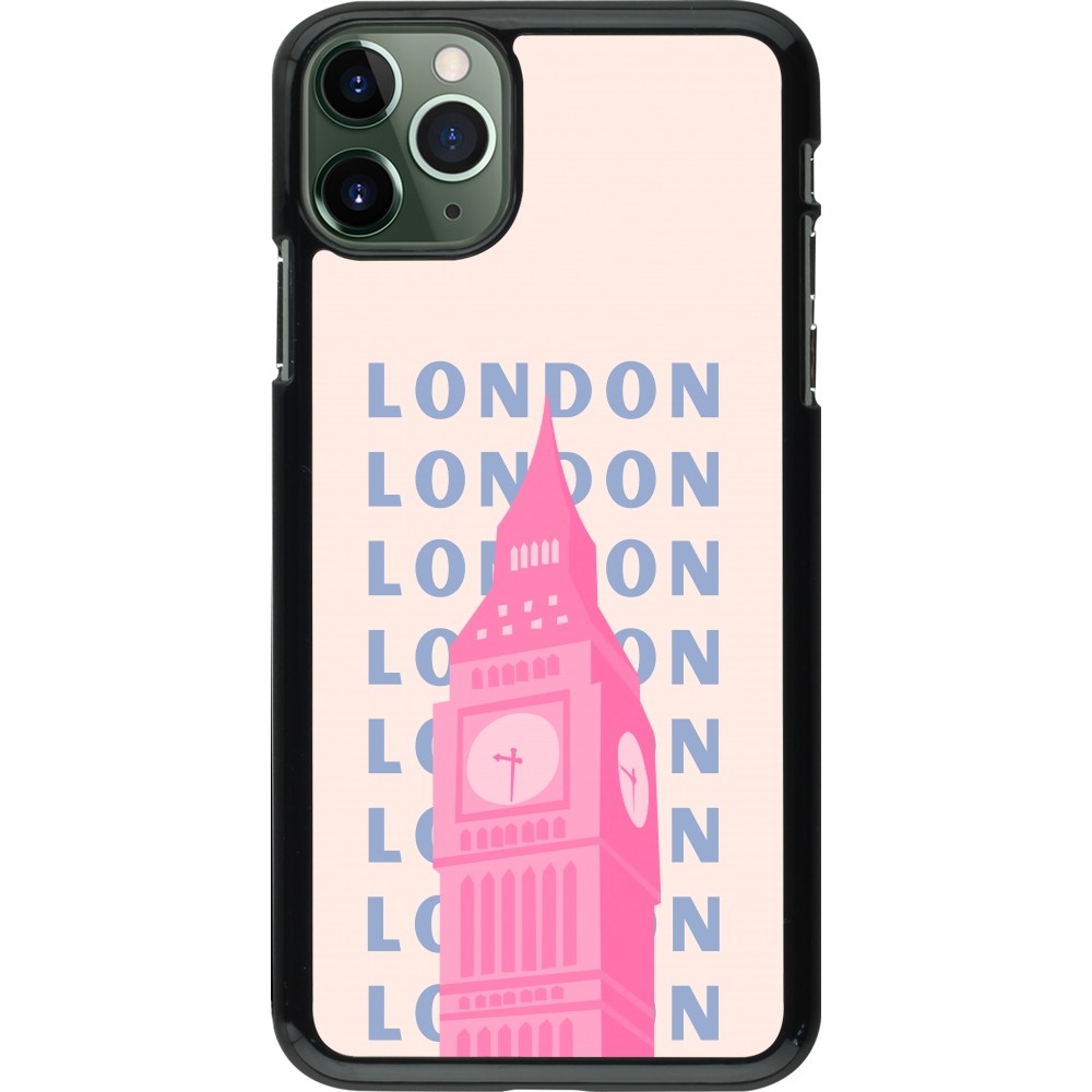 iPhone 11 Pro Max Case Hülle - London Pink Print