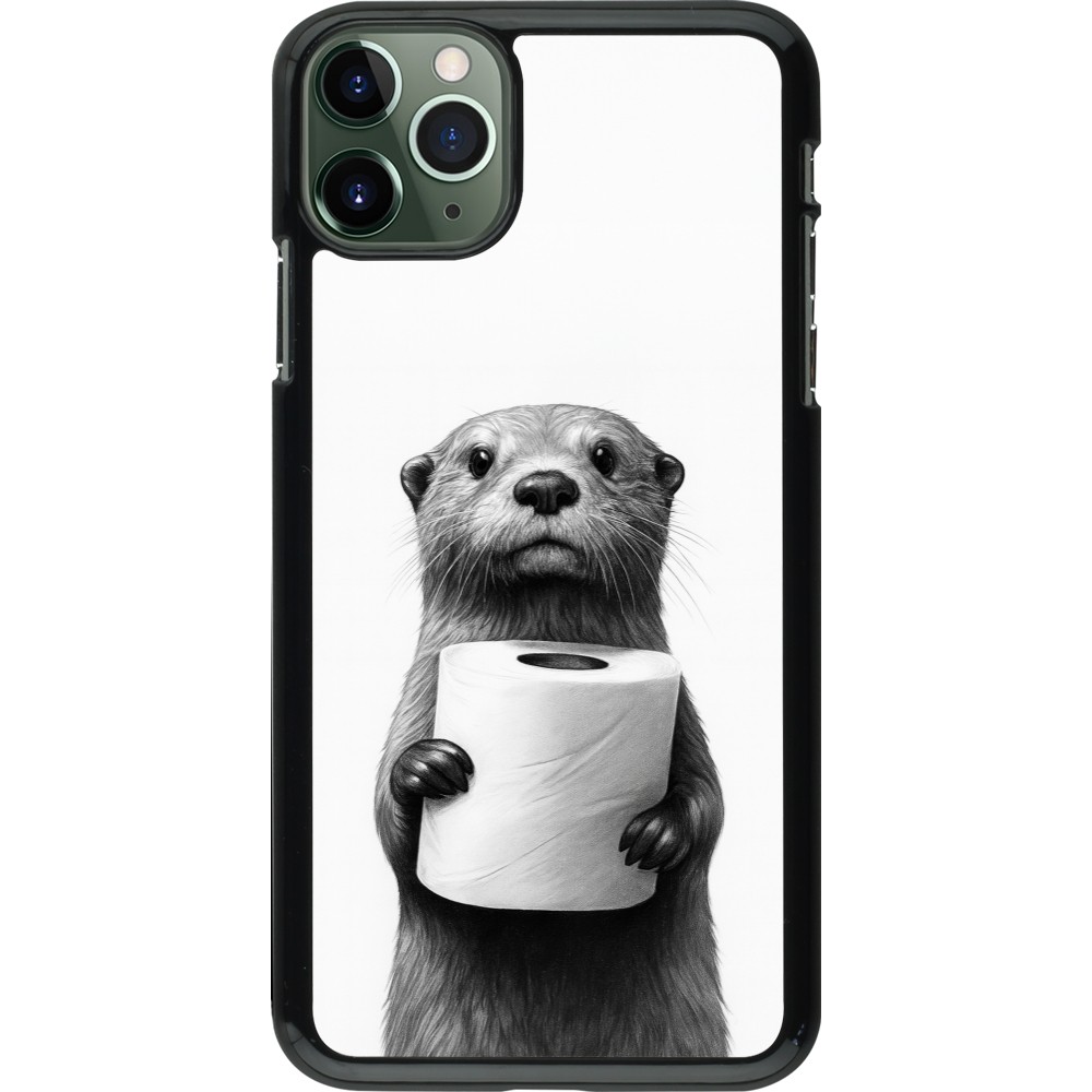 iPhone 11 Pro Max Case Hülle - Otter Toilettenpapier