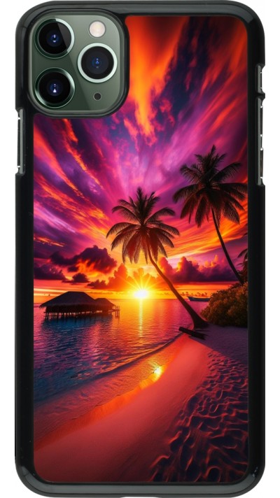 iPhone 11 Pro Max Case Hülle - Malediven Abenddämmerung Glückseligkeit