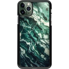 Coque iPhone 11 Pro Max - Marbre vert majestueux