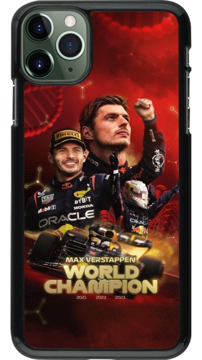 Coque iPhone 11 Pro Max - Max Verstappen Champion 2023