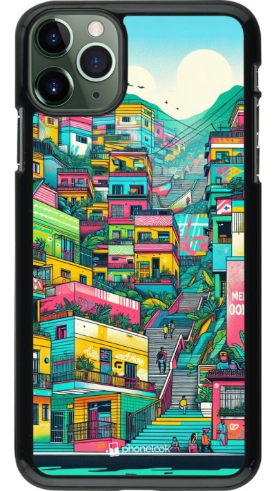 iPhone 11 Pro Max Case Hülle - Medellin Comuna 13 Kunst